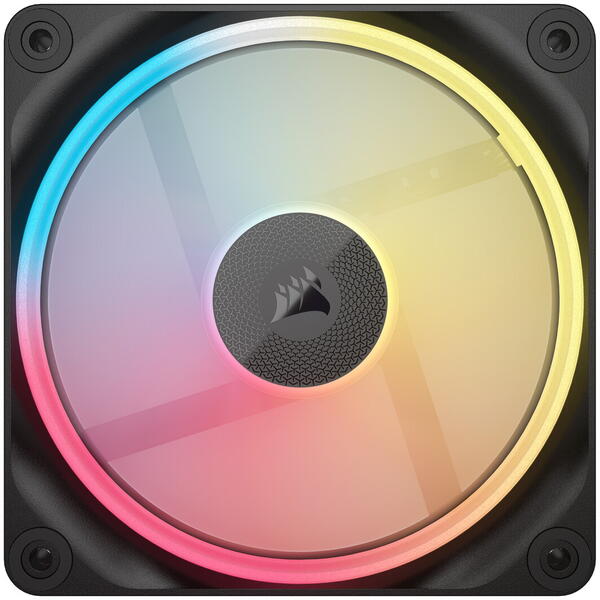 Ventilator PC Corsair iCUE LINK LX120-R RGB 120mm PWM Reverse, Negru