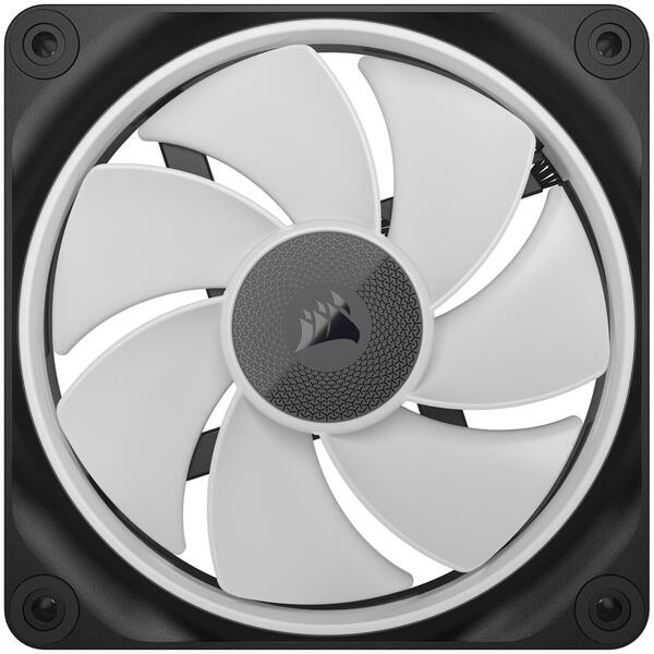 Ventilator PC Corsair iCUE LINK LX120-R RGB 120mm PWM Reverse, Negru