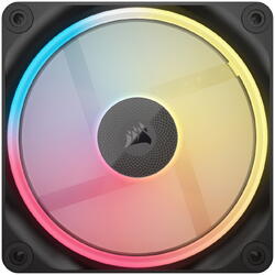 Ventilator PC Corsair iCUE LINK LX120-R RGB 120mm PWM Reverse, Negru