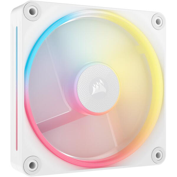 Ventilator PC Corsair iCUE LINK LX120-R RGB 120mm PWM Reverse, Triple Pack, Alb