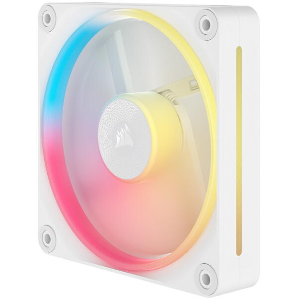 Ventilator PC Corsair iCUE LINK LX120-R RGB 120mm PWM Reverse, Triple Pack, Alb