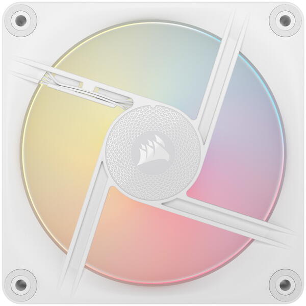 Ventilator PC Corsair iCUE LINK LX120-R RGB 120mm PWM Reverse, Triple Pack, Alb