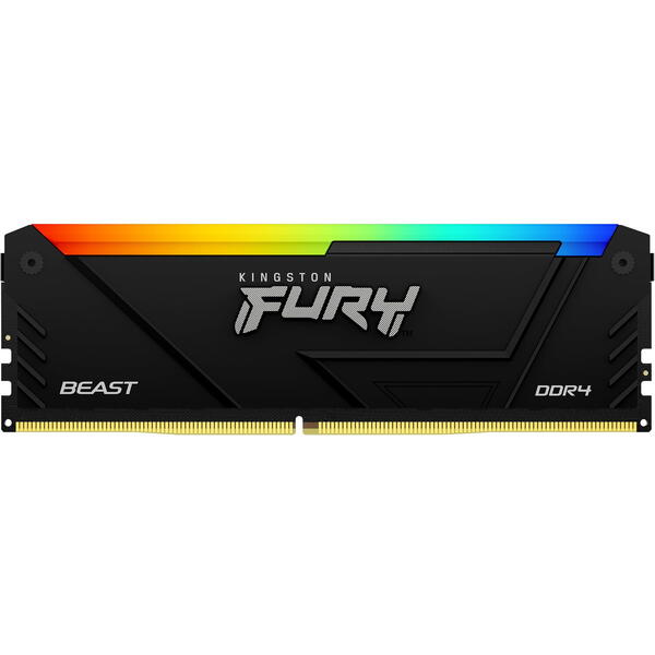 Memorie Kingston FURY Beast RGB 32GB DDR4 3600MHz CL18