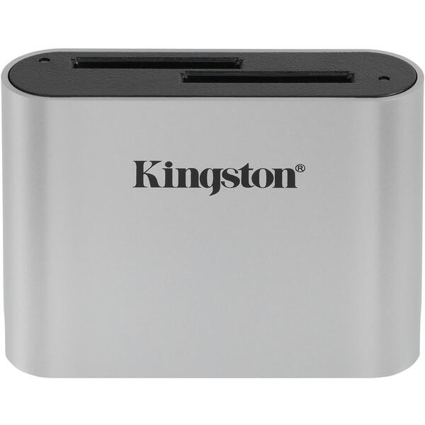Card Reader Kingston Workflow Dual Slot SDHC/SDXC UHS-II Reader Silver