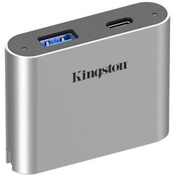 Workflow Dual Slot SDHC/SDXC UHS-II Reader Silver