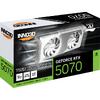 Placa video INNO3D GeForce RTX 5070 Twin 2X OC White 12GB GDDR7 192 Bit DLSS 4.0