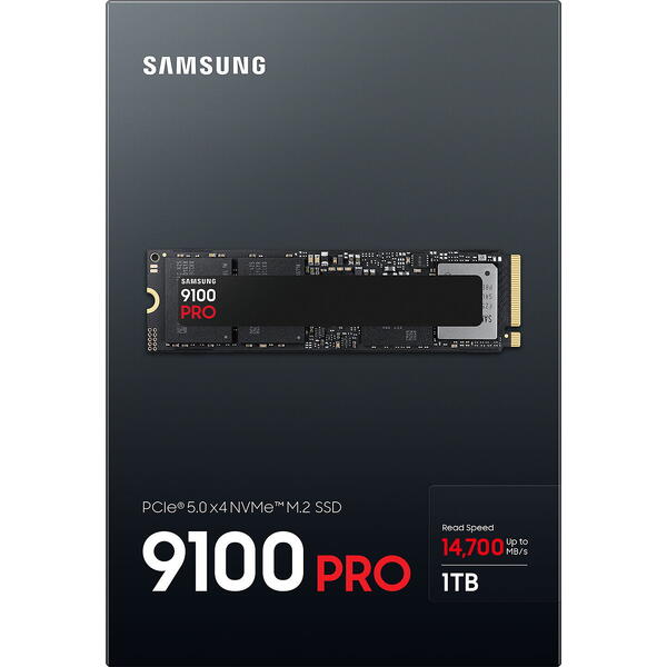 SSD Samsung 9100 PRO 1TB PCI Express 5.0 x4 M.2 2280