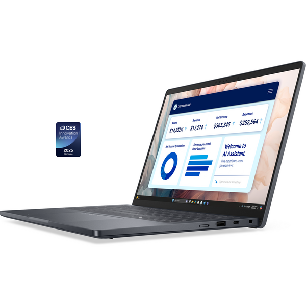 Laptop Dell Pro 14 Premium PA14250, 14 inch FHD, Intel Core Ultra 7 268V, 32GB DDR5, 1TB SSD, Intel Arc Graphics 140V, Win 11 Pro, 3Yr ProSupport