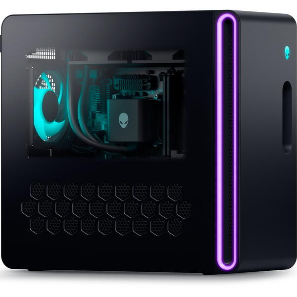Sistem Brand Dell Alienware Aurora ACT1250, Intel Core Ultra 9 285K 3.7GHz, 64GB RAM, 4TB SSD, GeForce RTX 5080 16GB, Windows 11 Pro