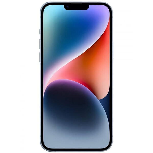 Smartphone Apple iPhone 14, 6.1 inch, 128GB, 6GB RAM, 5G, Dual Sim, Blue