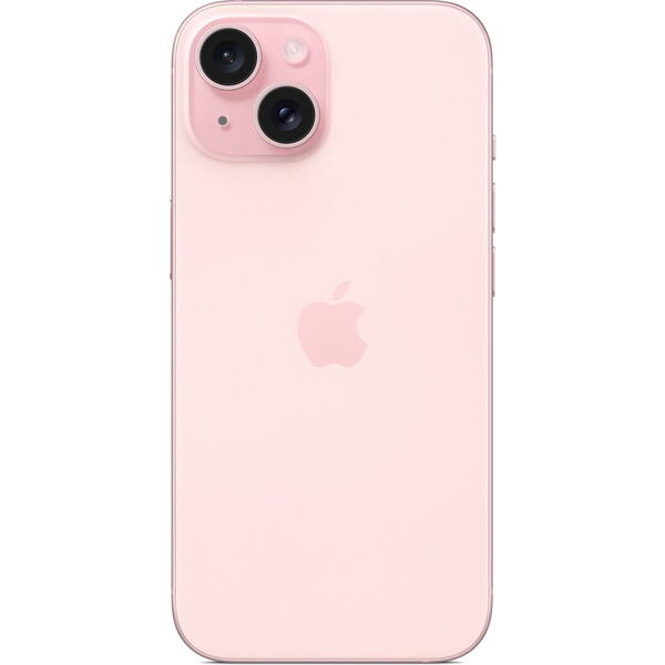 Smartphone Apple iPhone 15, 128GB, 6GB RAM, 5G, Pink