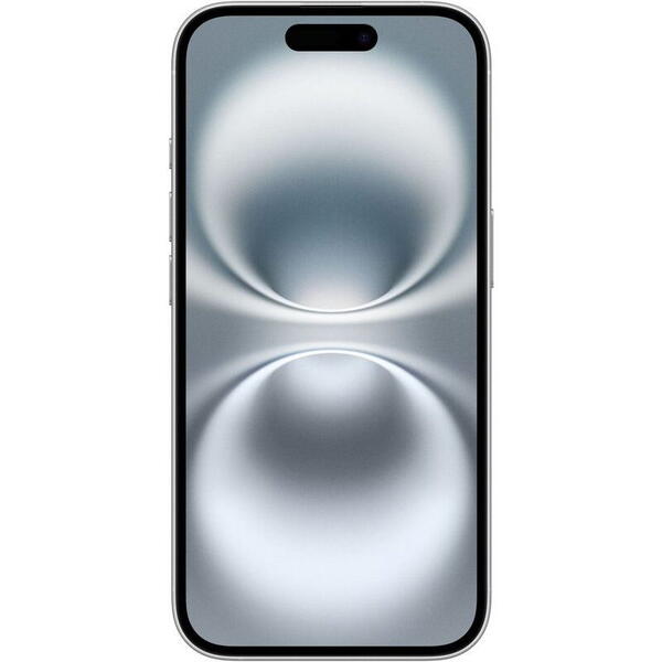 Smartphone Apple iPhone 16, 6.1 inch, 256GB, 8GB RAM, 5G, White