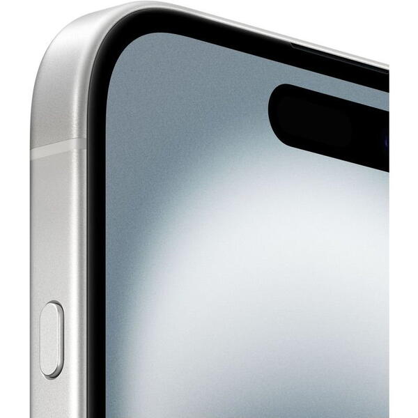 Smartphone Apple iPhone 16, 6.1 inch, 256GB, 8GB RAM, 5G, White