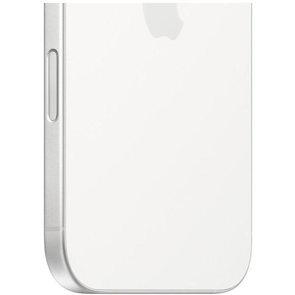 Smartphone Apple iPhone 16, 6.1 inch, 256GB, 8GB RAM, 5G, White