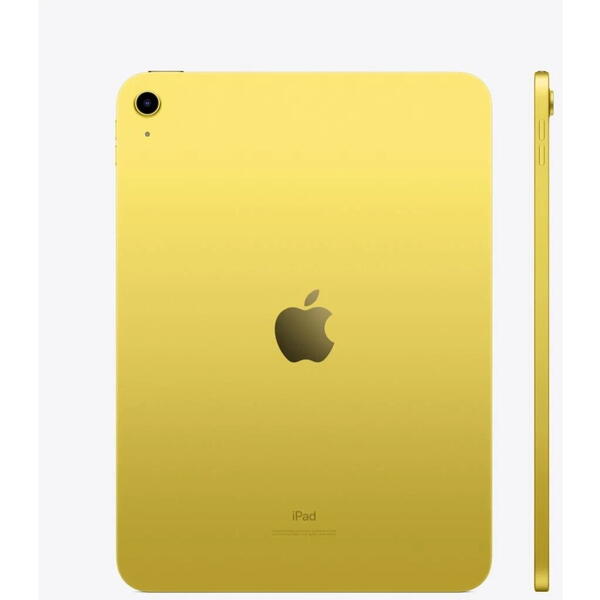 Tableta iPad 10 (2022), 10.9 inch, Apple A14 Bionic, 64GB, Wi-fi, Bluetooth, iPadOS 16, Yellow