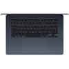Laptop MacBook Air 15 with Liquid Retina, 15.3 inch Apple M4 chip (10-core CPU), 16GB, 256GB SSD, Apple M4 10-core GPU, macOS, Midnight, INT keyboard, 2025