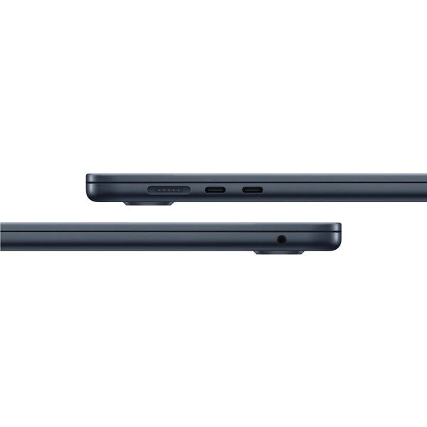Laptop MacBook Air 15 with Liquid Retina, 15.3 inch Apple M4 chip (10-core CPU), 16GB, 256GB SSD, Apple M4 10-core GPU, macOS, Midnight, INT keyboard, 2025