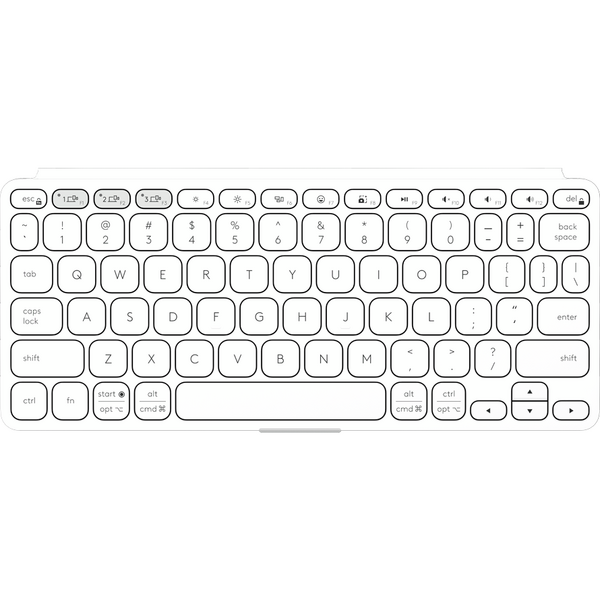 Tastatura tableta Logitech Bluetooth Keys-To-Go 2, Pale Grey