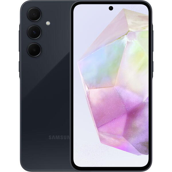 Smartphone Samsung Galaxy A35, 6.6 inch, 128GB, 6GB RAM, Dual SIM, 5G, 4-Camere, Awesome Navy