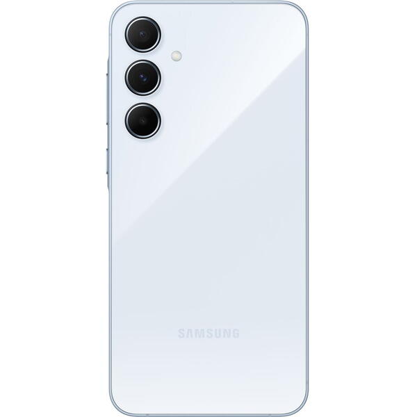 Smartphone Samsung Galaxy A55, 6.6 inch, 128GB, 8GB RAM, Dual SIM, 5G, 4-Camere, Awesome Iceblue