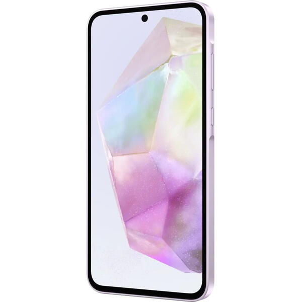 Smartphone Samsung Galaxy A35, 6.6 inch, 128GB, 6GB RAM, Dual SIM, 5G, 4-Camere, Awesome Lilac