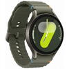 SmartWatch Samsung Galaxy Watch 7, 40 mm, Wi-Fi, Bluetooth, GPS, NFC, Rezistent la apa, Green strap