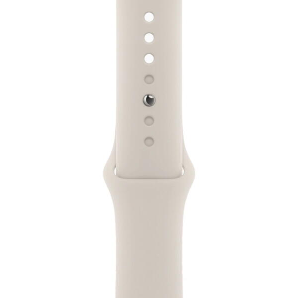 SmartWatch Apple Watch SE 2 (2023) Aluminium, 1.78inch, Curea Silicon M/L, Starlight - Starlight