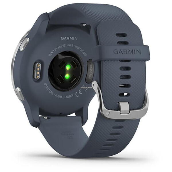 SmartWatch Garmin Venu 2 1.3 inch, Silver, Granite Blue