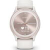 SmartWatch Garmin Vívomove Sport, 1.5 inch, Curea Silicon, Ivory
