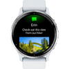 SmartWatch Garmin Venu 3, 1.4 inch GPS, Wi-Fi, curea silicon, 45mm, Silver/Whitestone