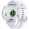 SmartWatch Garmin Venu 3, 1.4 inch GPS, Wi-Fi, curea silicon, 45mm, Silver/Whitestone