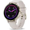 SmartWatch Garmin Venu 3S, 1.2 inch GPS, Wi-Fi, curea silicon, Ivory/Soft Gold