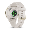 SmartWatch Garmin Venu 3S, 1.2 inch GPS, Wi-Fi, curea silicon, Ivory/Soft Gold