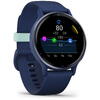 SmartWatch Garmin Vivoactive 5, 1.2 inch, Curea Silicon, Metallic Navy