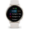 SmartWatch Garmin Vivoactive 5, 1.2 inch, Curea Silicon, Ivory-Cream Gold