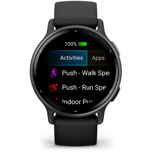 SmartWatch Garmin Vivoactive 5, 1.2 inch, Curea Silicon, Black-Slate