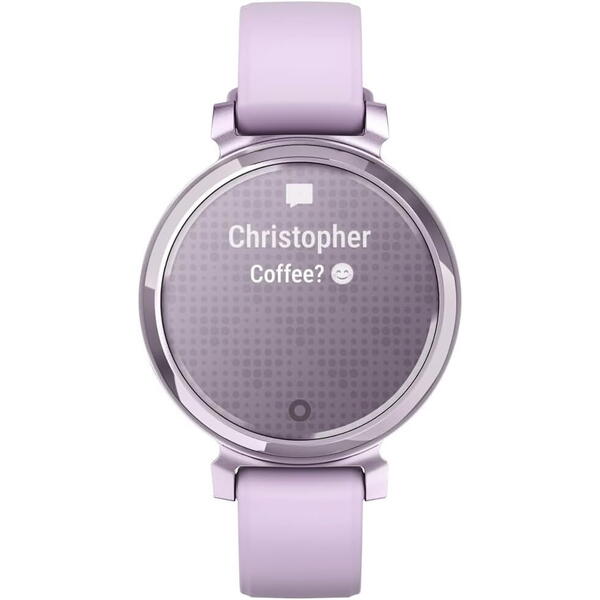 SmartWatch Garmin Lily 2, 0.84 inch, Curea Silicon, Metallic Lilac