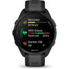 SmartWatch Garmin Forerunner 165, 1.2 inch, Curea Silicon, Black/Grey