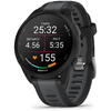 SmartWatch Garmin Forerunner 165, 1.2 inch, Curea Silicon, Black/Grey
