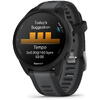 SmartWatch Garmin Forerunner 165, 1.2 inch, Curea Silicon, Black/Grey