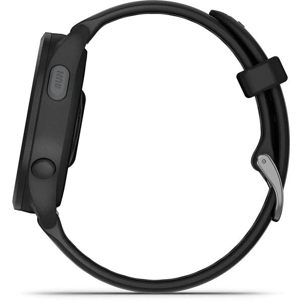SmartWatch Garmin Forerunner 165, 1.2 inch, Curea Silicon, Black/Grey