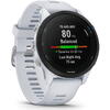 SmartWatch Garmin Forerunner 255 Music, 1.3 inch, Curea Silicon, Whitestone