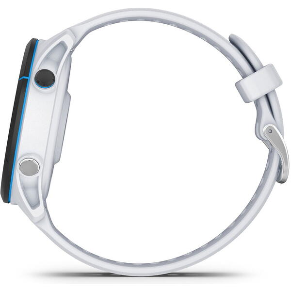 SmartWatch Garmin Forerunner 255 Music, 1.3 inch, Curea Silicon, Whitestone