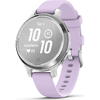 SmartWatch Garmin Lily 2, 0.84 inch, Curea Silicon, Silver/Purple Jasmine