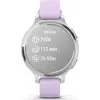SmartWatch Garmin Lily 2, 0.84 inch, Curea Silicon, Silver/Purple Jasmine