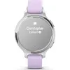 SmartWatch Garmin Lily 2, 0.84 inch, Curea Silicon, Silver/Purple Jasmine