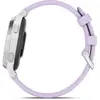 SmartWatch Garmin Lily 2, 0.84 inch, Curea Silicon, Silver/Purple Jasmine