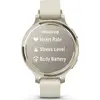 SmartWatch Garmin Lily 2, 0.84 inch, Curea Silicon, Gold-Bone