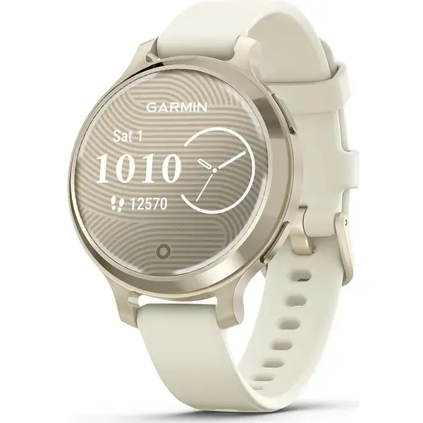 SmartWatch Garmin Lily 2, 0.84 inch, Curea Silicon, Gold-Bone