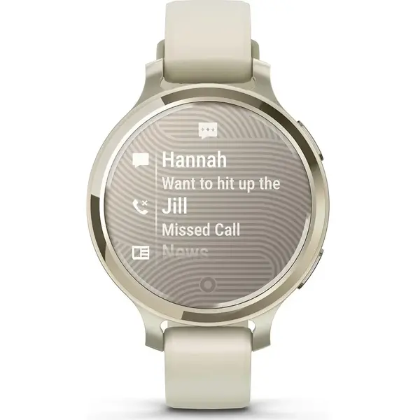 SmartWatch Garmin Lily 2, 0.84 inch, Curea Silicon, Gold-Bone